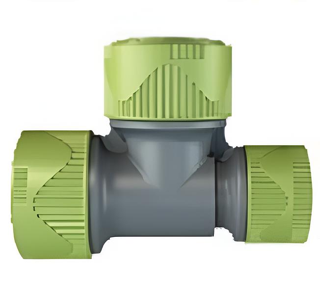 Тройник переходной (правый) Push Fit фото 1