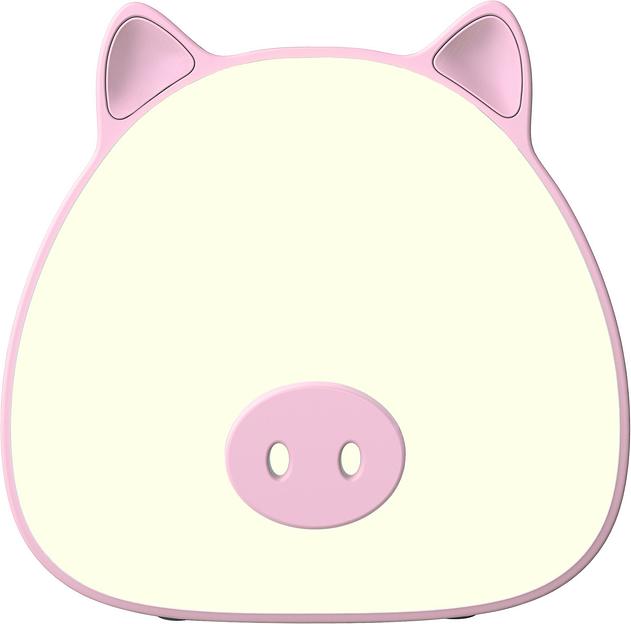 Ночник Gauss NN7034 поросенок розовый фото 3