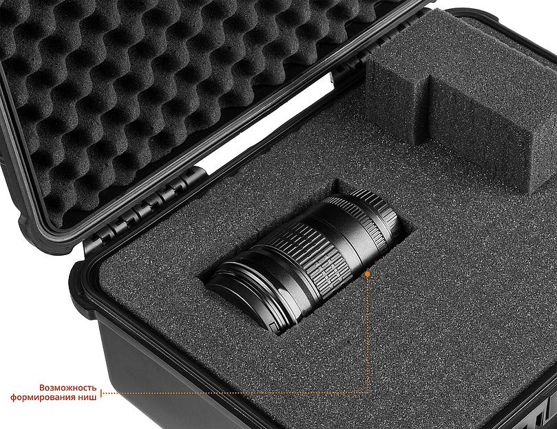 KRAFTOOL PANZER-13, 340 х 290 х 150 мм, (13″), IP55, ударопрочный пластиковый ящик (38251-13) фото 10
