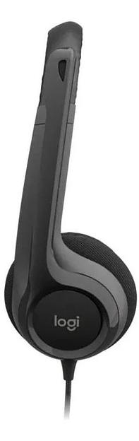 Наушники с микрофоном Logitech H390 черный 1.9м накладные USB оголовье (981-001577) фото 3