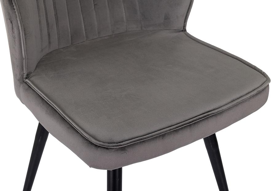 Стул для дома Бюрократ CH-K5_SP с повор.мех. т.серый Holland 18 металл черный на ножках (CH-K5_1/SP/HL18) фото 9