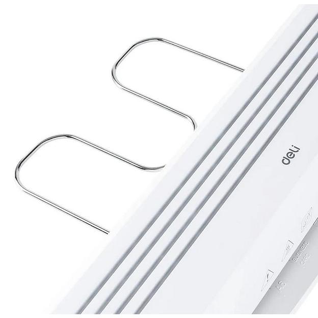 Ламинатор Deli E14379 белый A3 (80-125мкм) 32см/мин хол.лам. лам.фото реверс фото 4