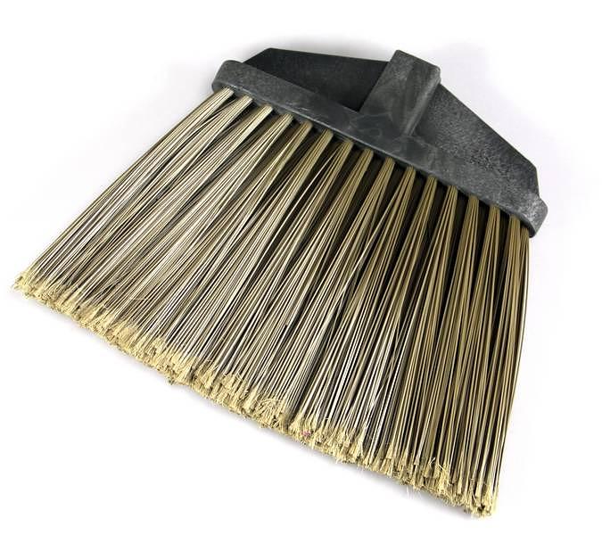 Метла полипропиленовая «Гардена-Кубань 01» с металическим черенком ОПТ фото 1