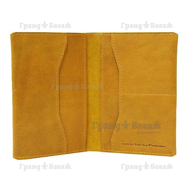 Обложка для паспорта Apache ОП-2-А/желт фото 2