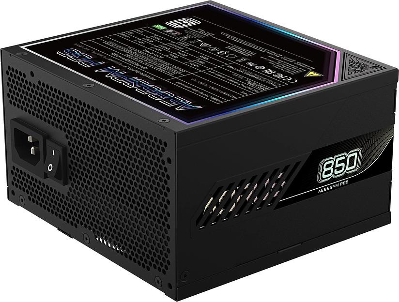 Блок питания Gigabyte ATX 850W AORUS ELITE GP-AE850PM PG5 Gen.5 80+ platinum (20+4pin) APFC 120mm fan 16xSATA Cab Manag RTL фото 2