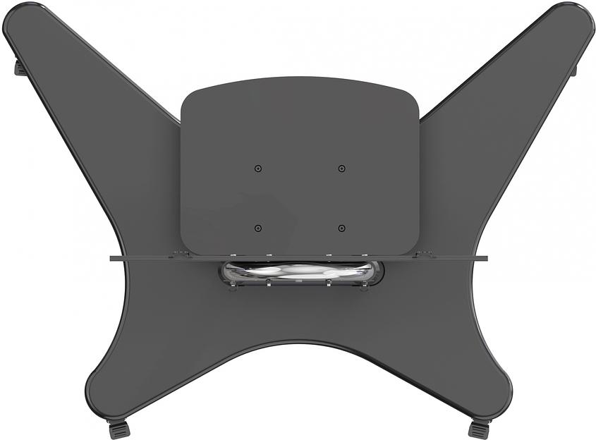 Стойка для телевизора Cactus CS-ST31, 37-75", напольный, мобильный, черный [cs-st31bk] фото 9