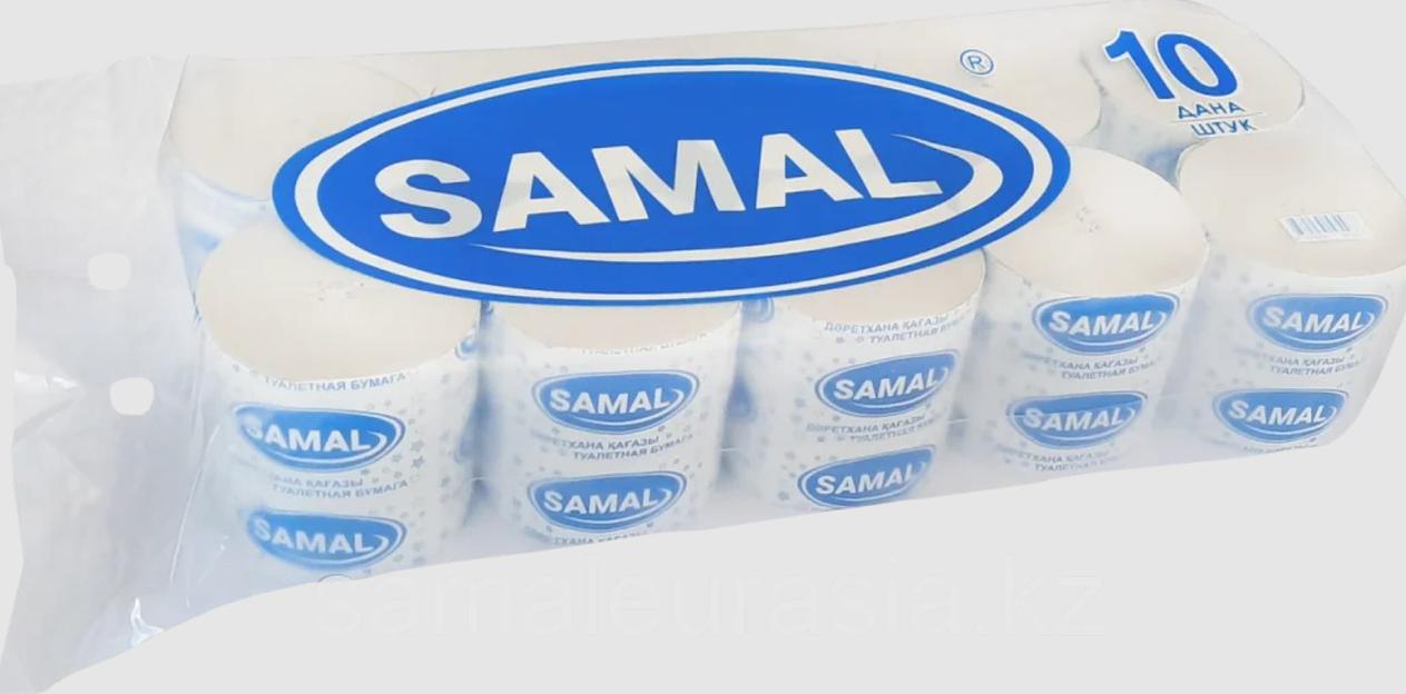 Туалетная бумага Samal упаковка 10 шт фото 1