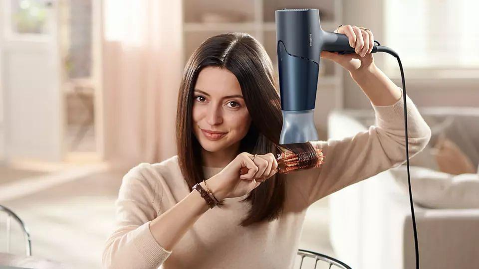 Фен Philips BHD512/00 2300Вт синий фото 6