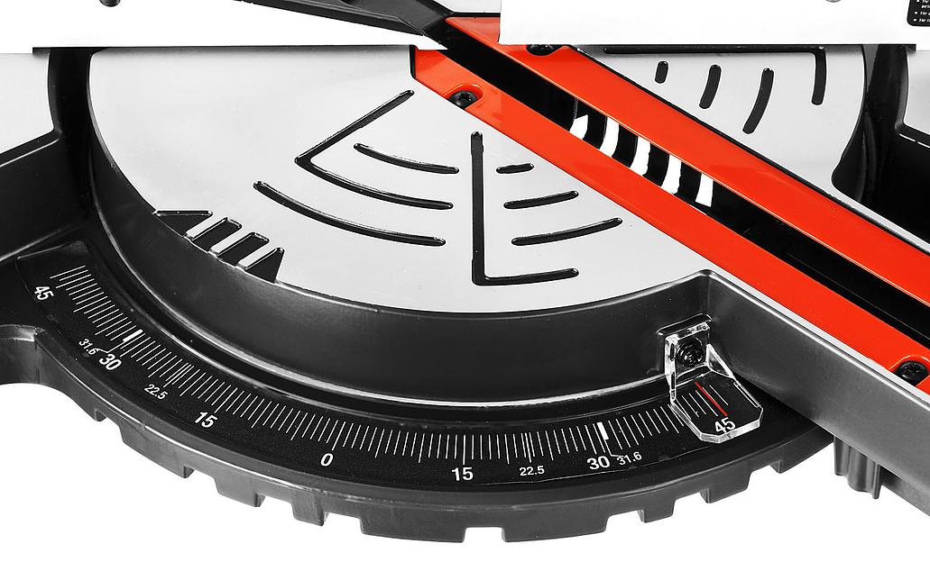 Пила торцовочная с протяжкой Зубр серия «Мастер» ЗПТ-255-1800 ПЛ ОПТ фото 6