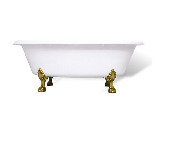 Мраморная ванна Castone «Неона» на лапах фото 6