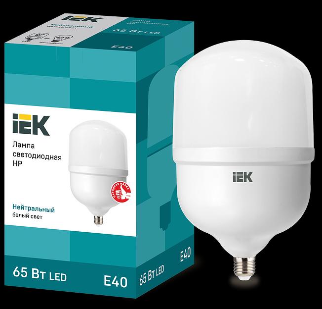 IEK LLE-HP-65-230-40-E40 Лампа светодиодная HP 65Вт 230В 4000К E40 фото 1
