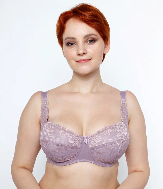 Бюстгальтер АйЛайк модель «Балконет» № 0167 цвет сиреневый ОПТ фото 1