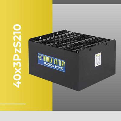 Тяговая аккумуляторная батарея 40х3PzS210, 80 В, 210 Ач фото 1
