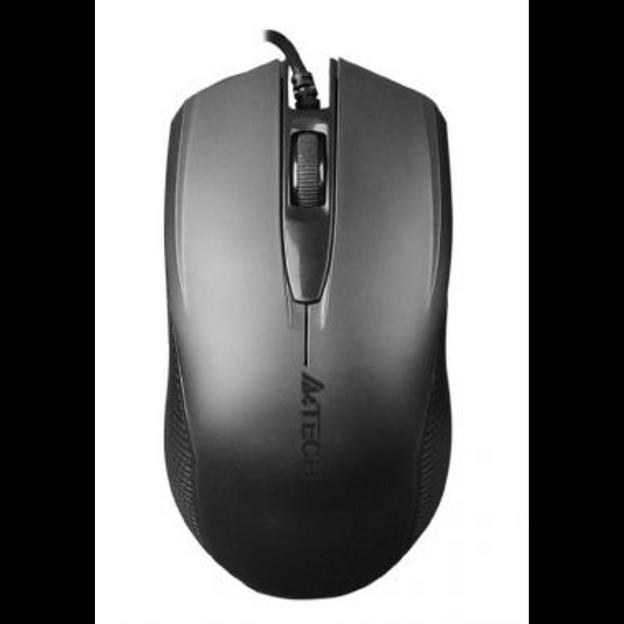 Мышь A4Tech OP-760 черный оптическая (1000dpi) USB (3but) фото 1