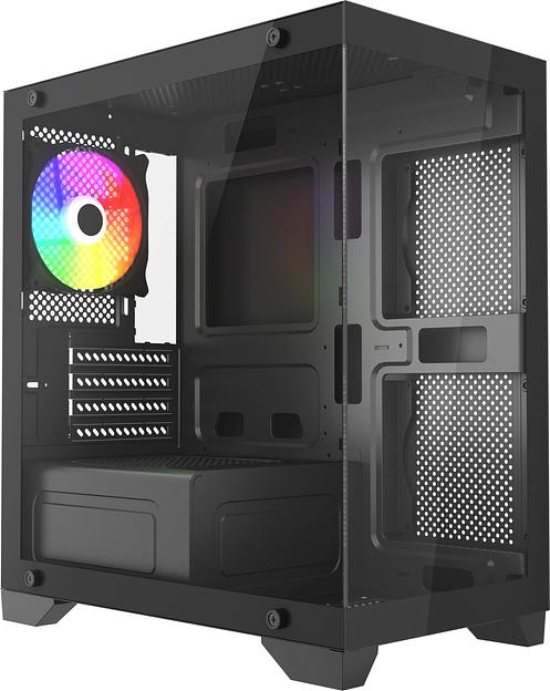 Корпус Accord ACC-350-02B черный без БП mATX 1x120mm 1xUSB2.0 1xUSB3.0 1xUSB3.1 audio фото 1