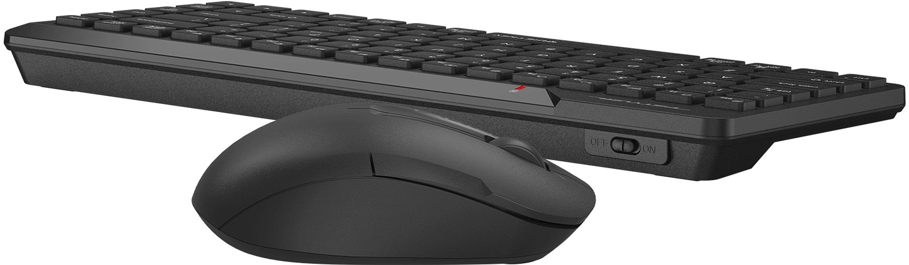 Клавиатура + мышь A4Tech Fstyler FG2200 Air2 клав:черный мышь:черный USB беспроводная slim (FG2200 AIR2 BLACK) фото 6