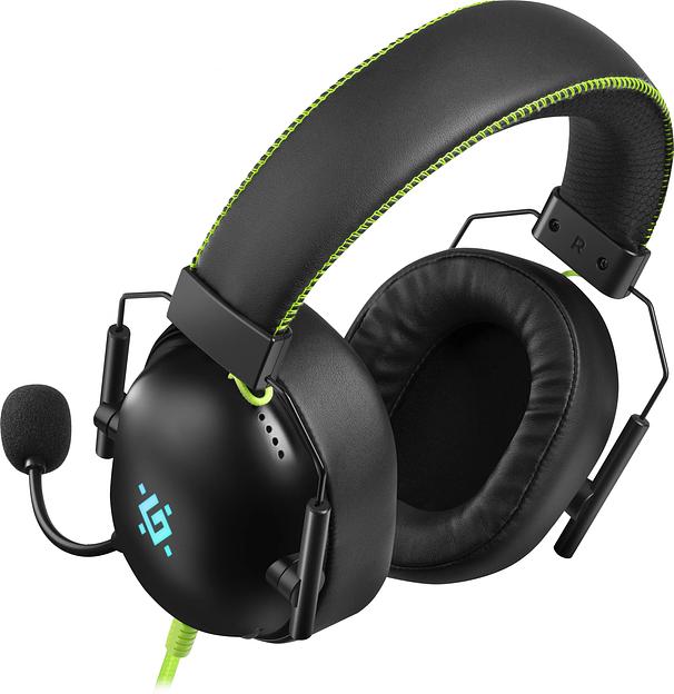 Гарнитура игровая DEFENDER (64552) Toxic черный, 7.1, LED, провод 2 м фото 4