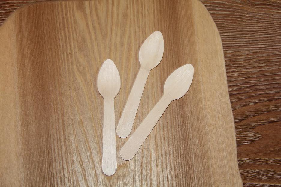 Ложка одноразовая для чая/кофе 110 мм ОПТ фото 3