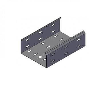 Лоток перфорированный ЛП50х50, 0,55мм (цинк) фото 1