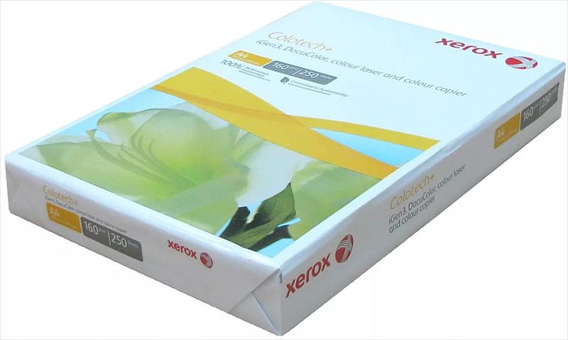 Бумага Бумага XEROX Colotech Plus 170CIE, 160г, A4, 250 листов (кратно 5 шт) (003R94656) фото 1