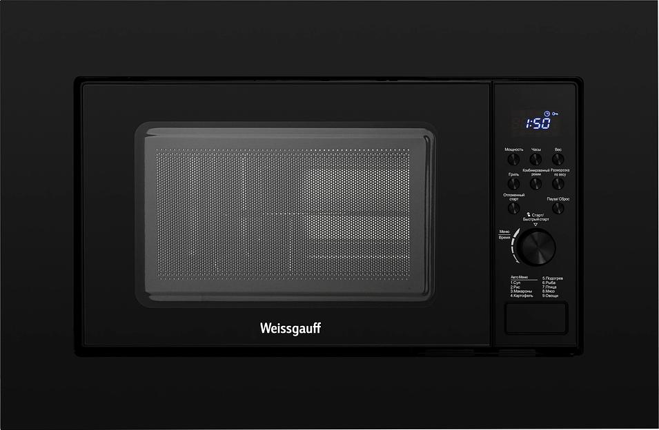 Микроволновая печь Weissgauff HMT-620 B Grill 20л. 700Вт черный (встраиваемая) фото 1