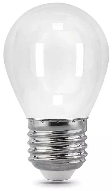 Лампа Gauss LED Filament Шар 9W E27 610 lm 4100K milky 105202209 ОПТ фото 2