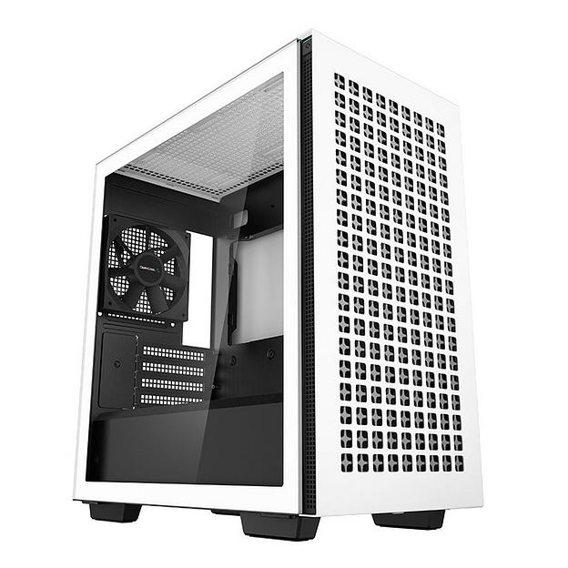 Корпус MiniTower DeepCool CH370 WH белый без БП mATX TG window 1x120mm fan (R-CH370-WHNAM1-G-1) фото 1