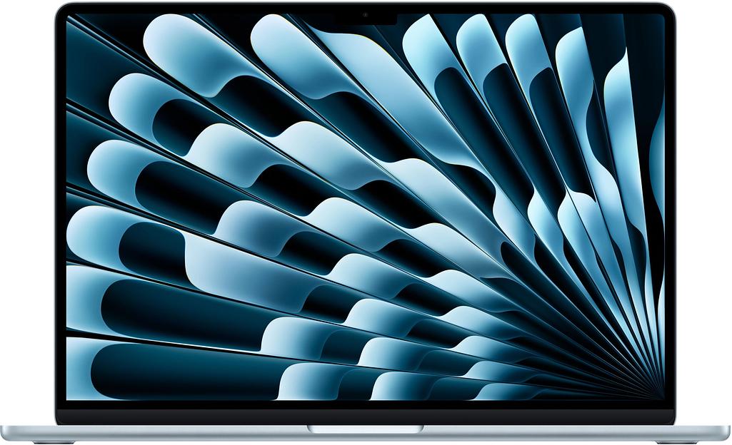 Ноутбук Apple MacBook Air A3241 M4 10 core 16Gb SSD512Gb/10 core GPU 15.3" Liquid Retina (2880x1864) macOS lt.blue WiFi BT Cam (MC7C4HN/A) фото 1