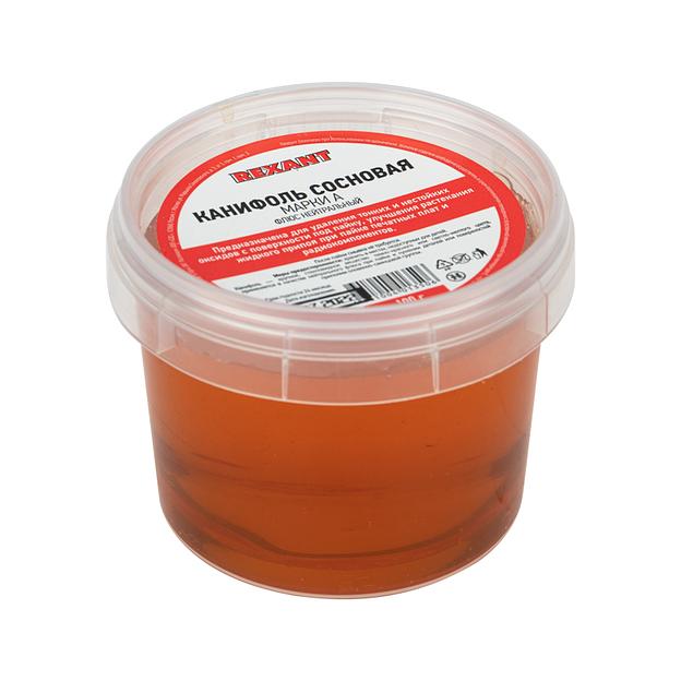 Канифоль сосновая 100 г, флюс нейтральный, REXANT фото 1