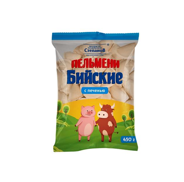 Пельмени с печенью «Бийские», 450 г ОПТ фото 1