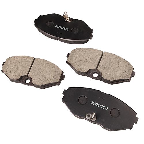 Колодки тормозные дисковые AN-372 WK Akebono фото 1