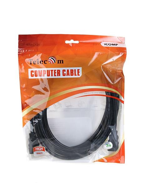 Кабель HDMI-19M --- HDMI-19M ver 2.0+3D/Ethernet,3m Telecom VCOM Telecom HDMI (m) - HDMI (m) 3м (TCG200-3M) фото 2