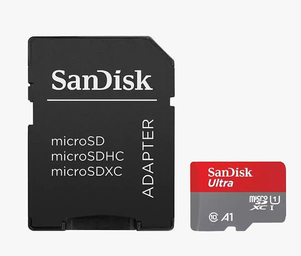 Флеш карта microSDXC 128GB SanDisk Ultra Class 10, UHS-I, R 140 МБ/с, без адаптера SD фото 2