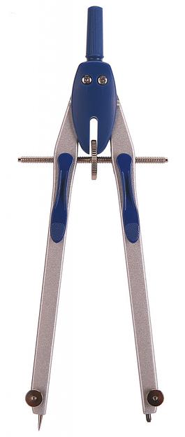 Циркуль Deli Accuro EG30994 корпус синий металл в компл.:грифель фото 1