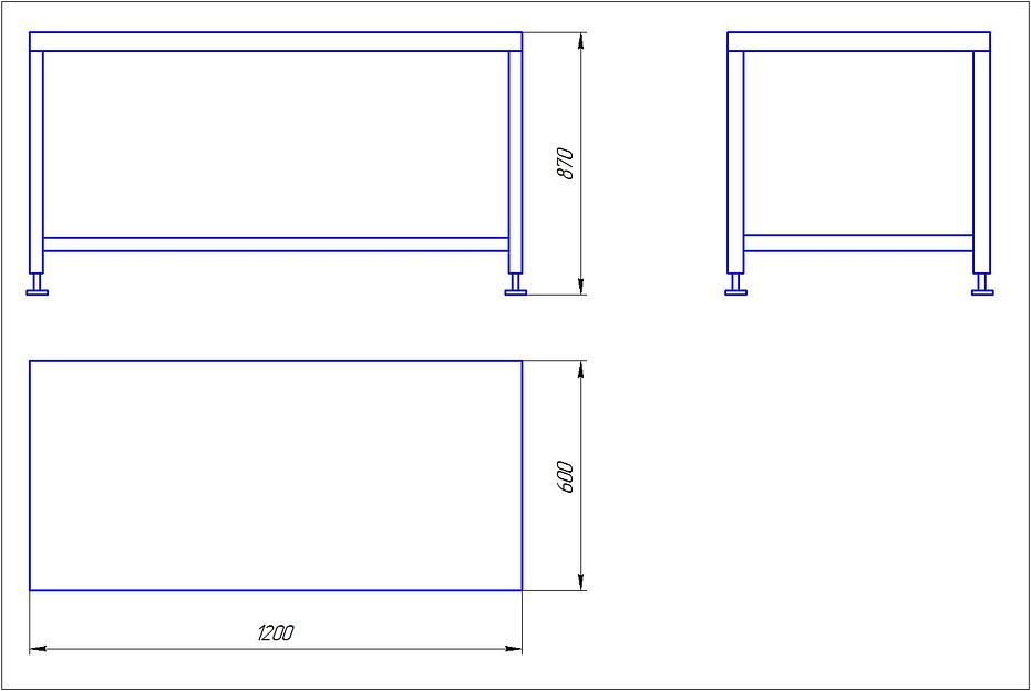 Технологический стол НСО фото 3