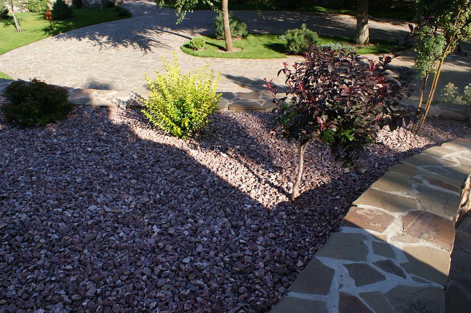 Крошка декоративный  щебень Красный /тн (40-60 мм) фото 1