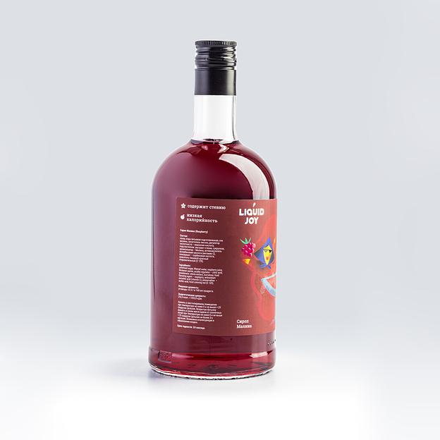 Сироп "Liquid Joy red raspberry" малина 0,7л фото 2