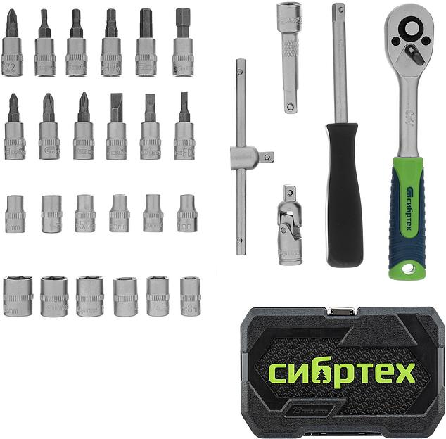 Набор инструментов Сибртех 13392 29 предметов (жесткий кейс) фото 2