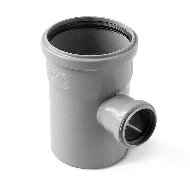 Тройник канализационный (полипропилен) 110x 50/87,5град. фото 1