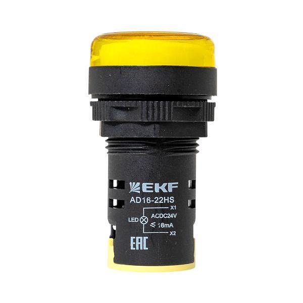Матрица светодиодная EKF AD16-22HS желтая 24В DC PROxima ledm-ad16-o-24 фото 3
