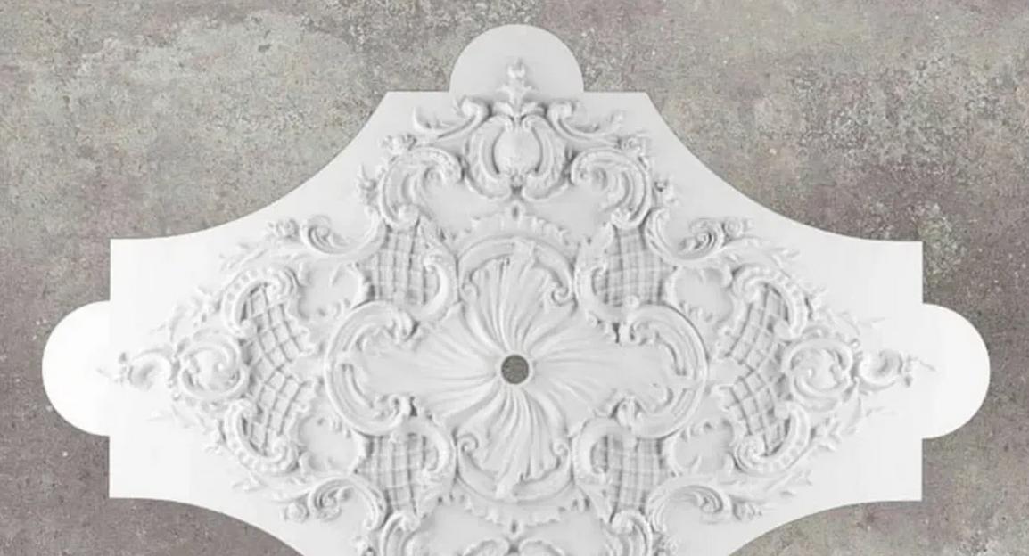 Розетка гипсовая Samaragips декоративная ДР-205 ОПТ фото 1