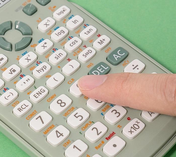 Калькулятор научный Deli ED991ES зеленый 10+2-разр. фото 2