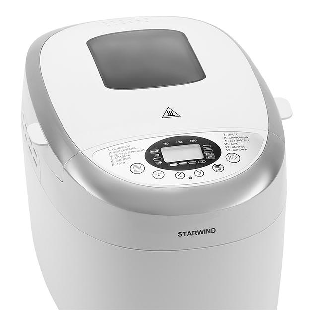 Хлебопечь Starwind SBMM1224 850Вт белый фото 3