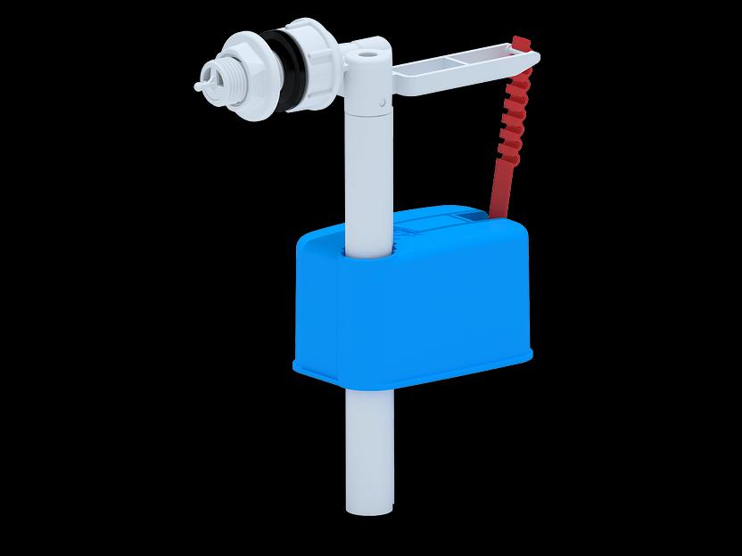 Арматура боковая для бачка унитаза 1/2'эконом пластиковый фото 1