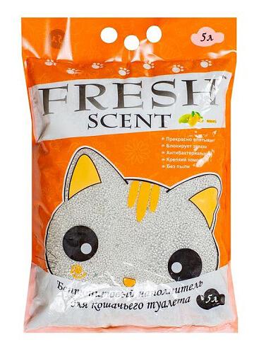 Наполнитель комкующийся «Свежесть» «манго» 10 л, опт фото 1