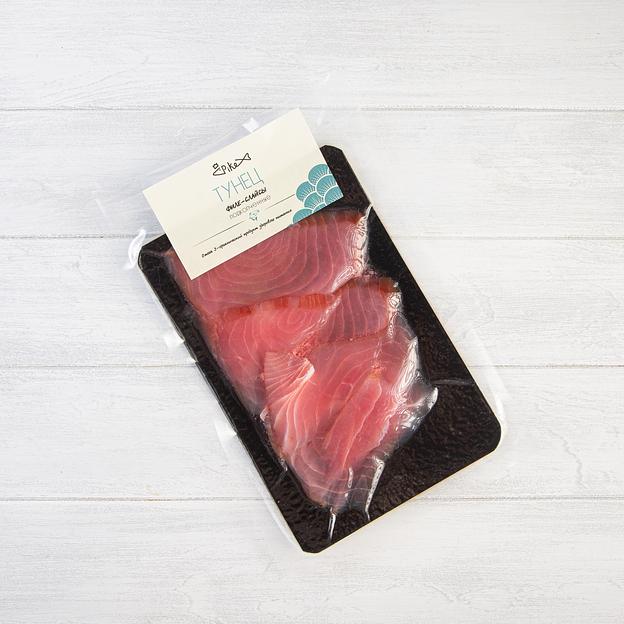 Нарезка-слайсы из тунца, подкопченные, 200 гр. фото 5