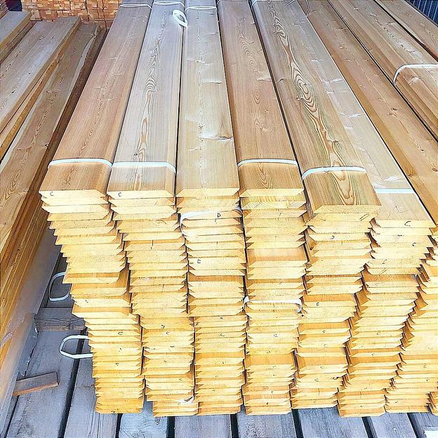 Планкен из лиственницы АB 20х120х3000 мм опт фото 2