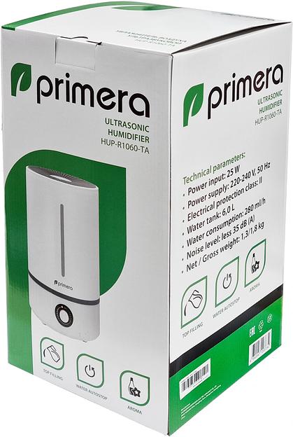 Увлажнитель воздуха Primera HUP-R1060-TA 25Вт (ультразвуковой) белый фото 9
