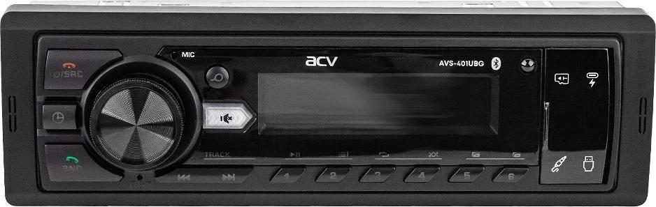 Автомагнитола ACV AVS-401UBG 1DIN 4x50Вт v5.0 AUX 2 (43342) фото 2
