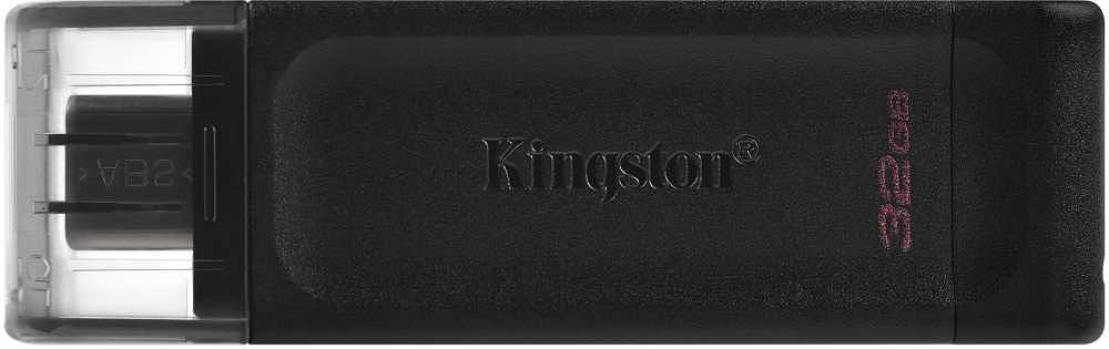 Флеш Диск Kingston 64Gb DataTraveler 70 Type-C DT70/64GB USB3.0 черный фото 1